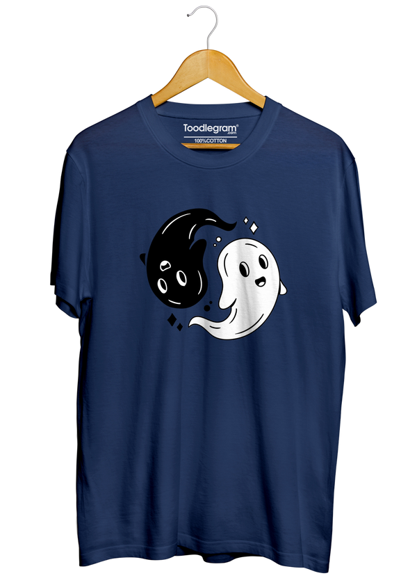 Ying yang ghosts Unisex T-Shirt
