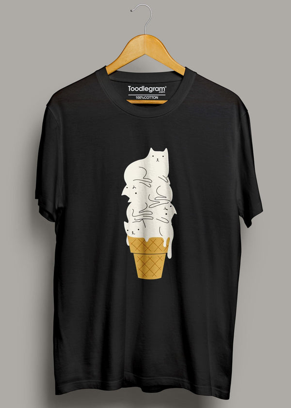 Cats Ice-Cream T-Shirt