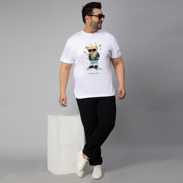 Rich Boy Bear Plus Size T-Shirt