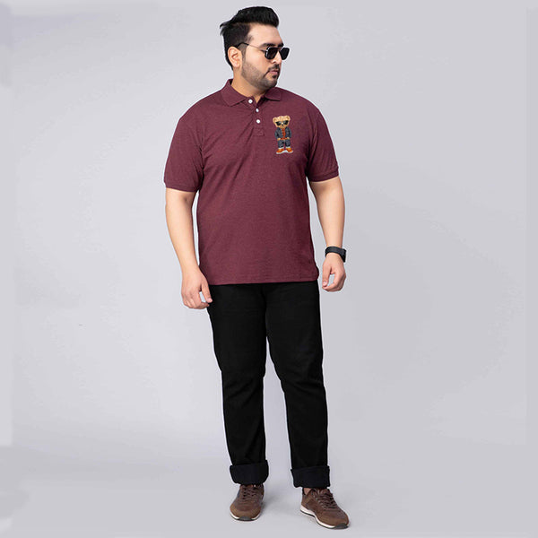 Swaggy Bear Plus Size Polo T-shirt