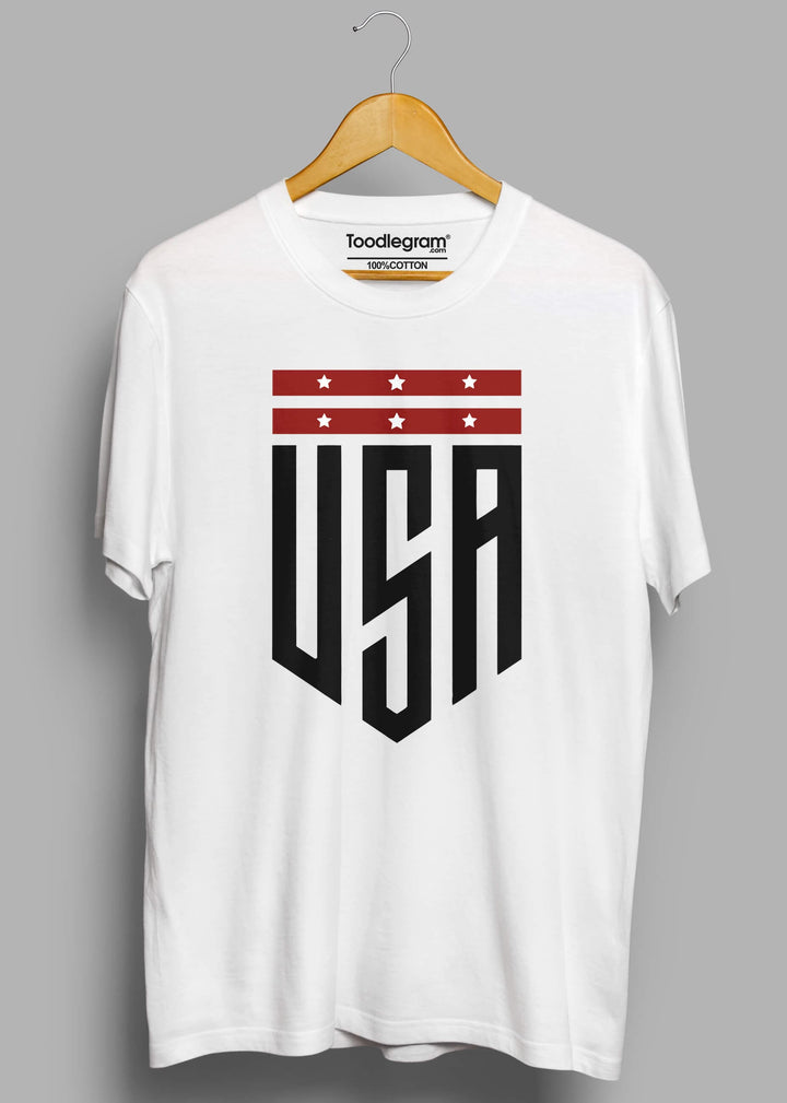 Usa Badge Gym T-Shirt